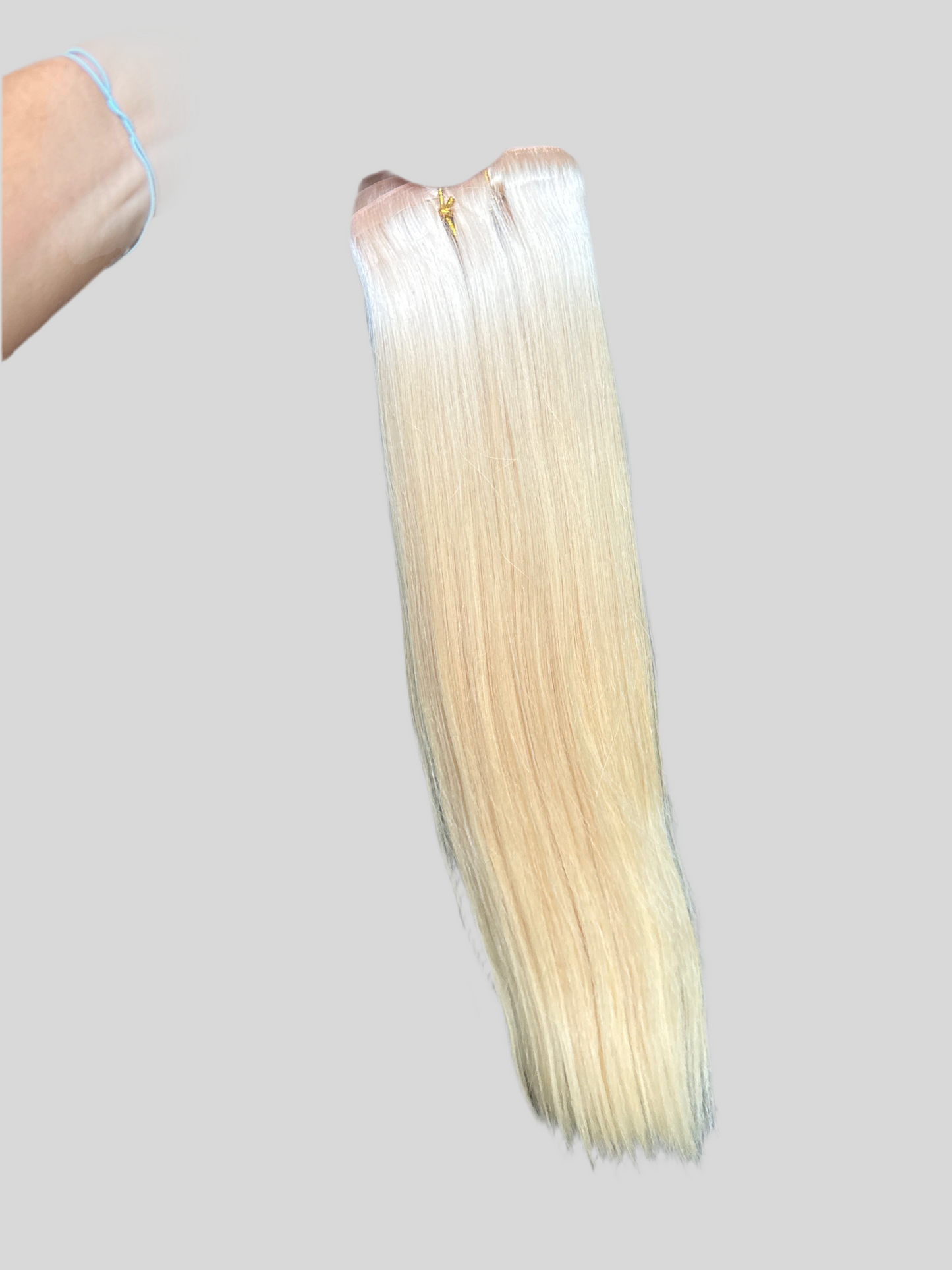 Extensions Clips Cheveux Russes - Blond Platine