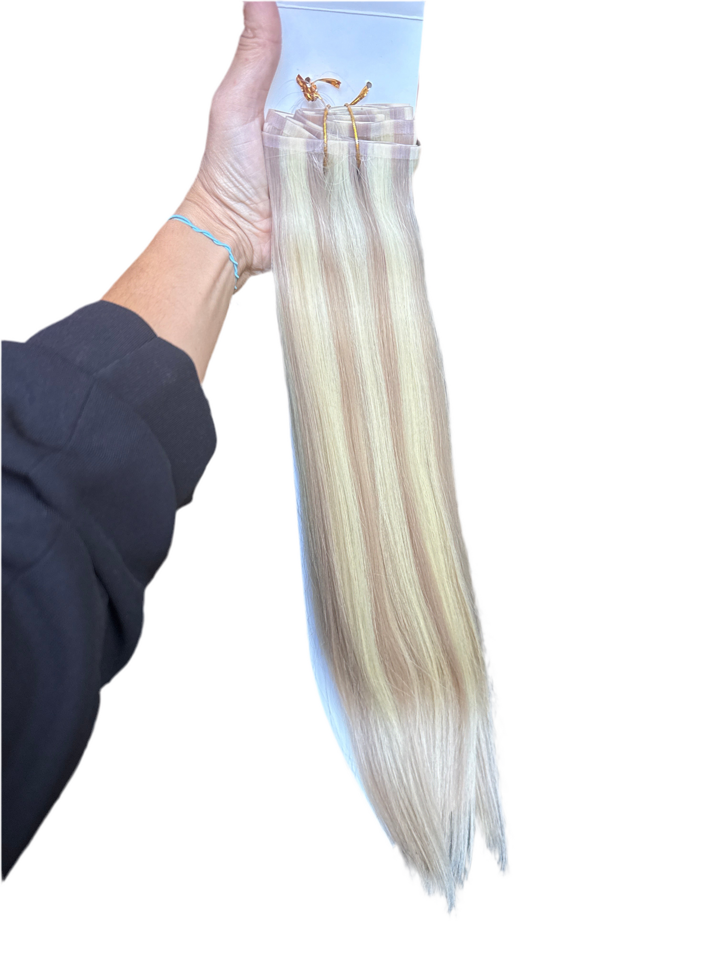 Extensions Clips Cheveux Russes Blond Vanillé & Miel