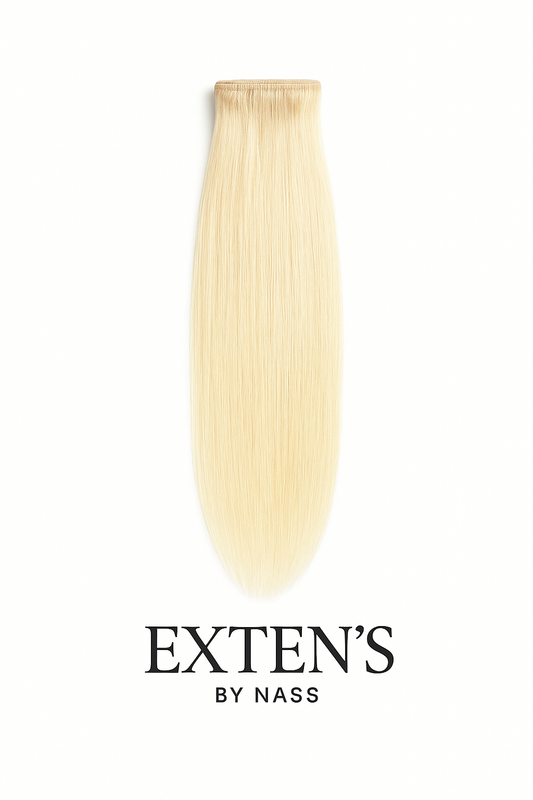 Extensions Clips Cheveux Russes - Blond Platine