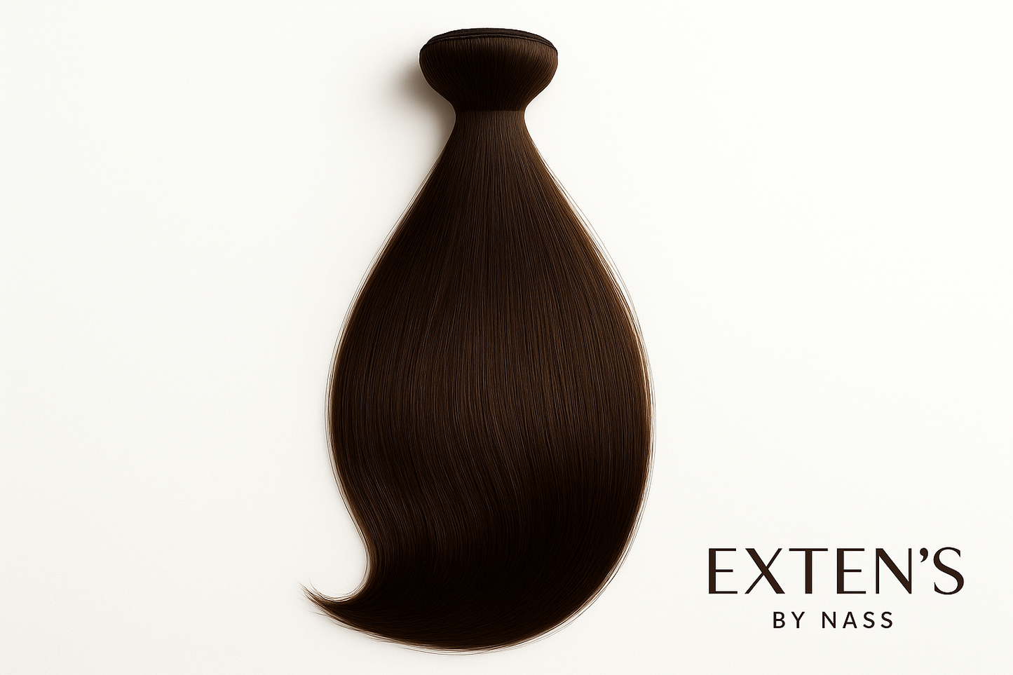 Extensions à Clip Cheveux Naturels - Nuance #2 Brun Foncé