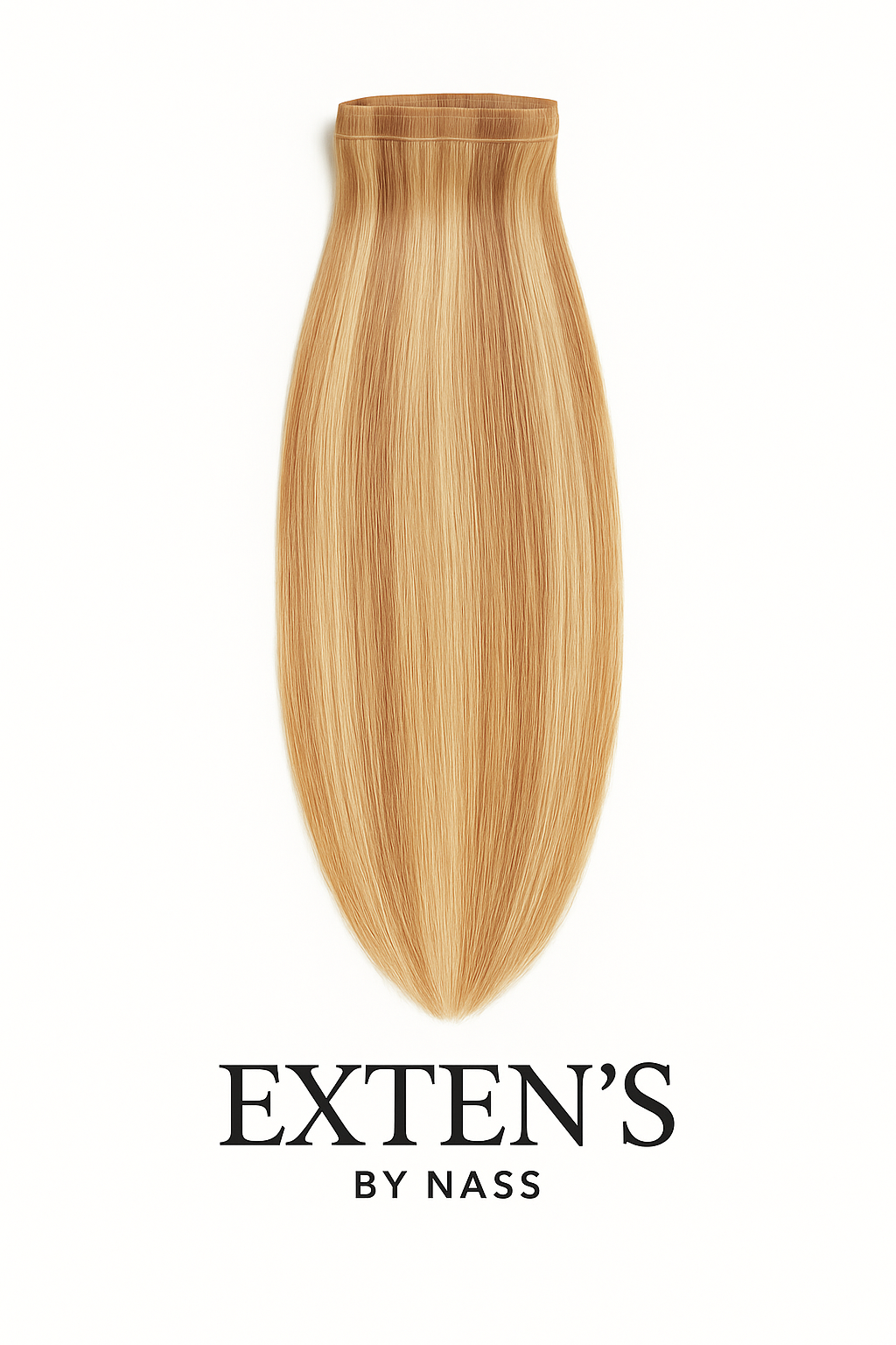 Extensions Clips Cheveux Russes Blond balaye miel-platine