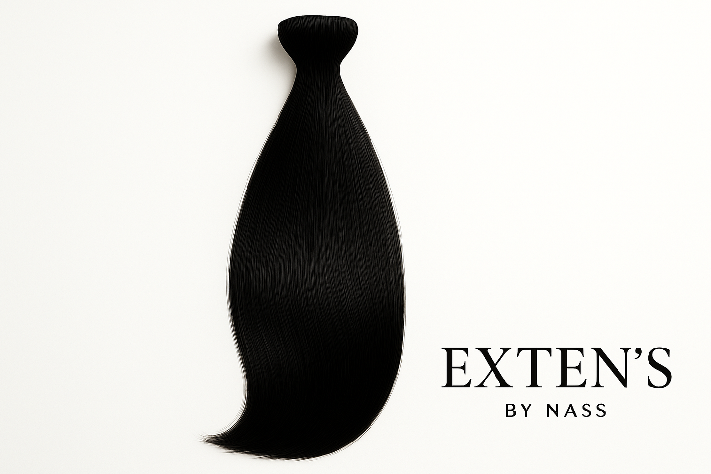 Extensions à Clip Cheveux Naturels - Nuance #1 Jet Black